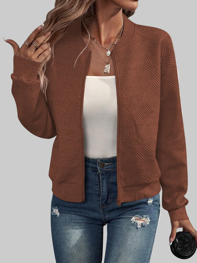 Mika – Structured zip-up bomber jacket