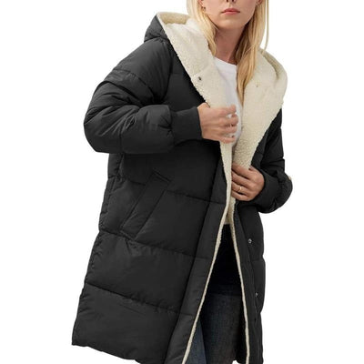 Madison | Double-sided cotton hooded coat