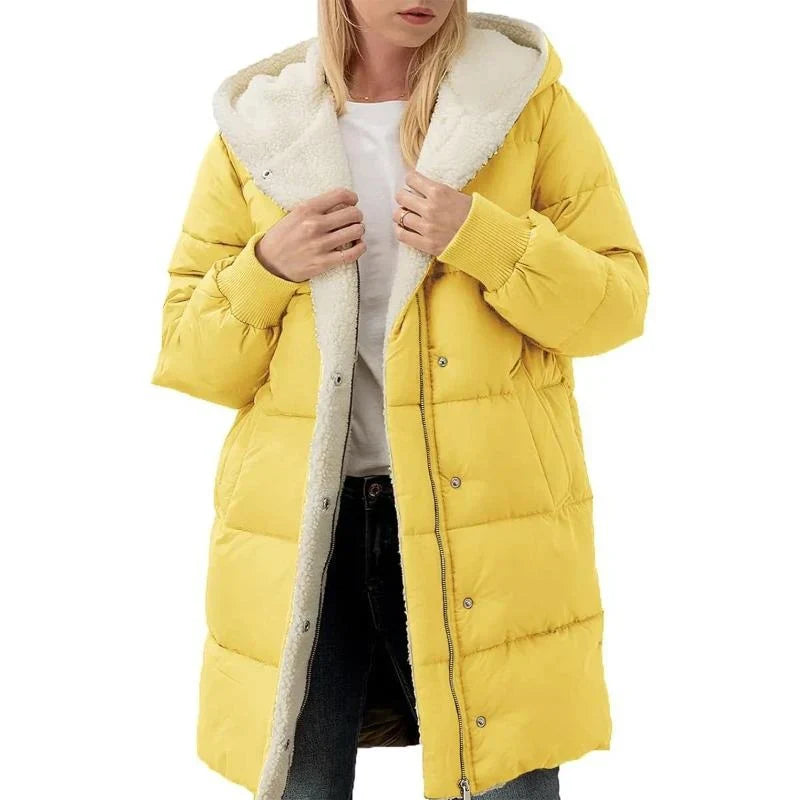 Madison | Double-sided cotton hooded coat