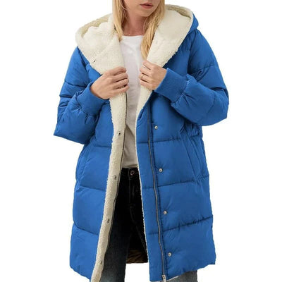 Madison | Double-sided cotton hooded coat