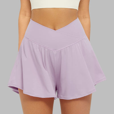 ECLAIRE™ – Simple Flowy High Waist Active Skort