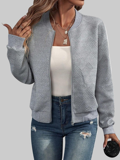 Mika – Structured zip-up bomber jacket