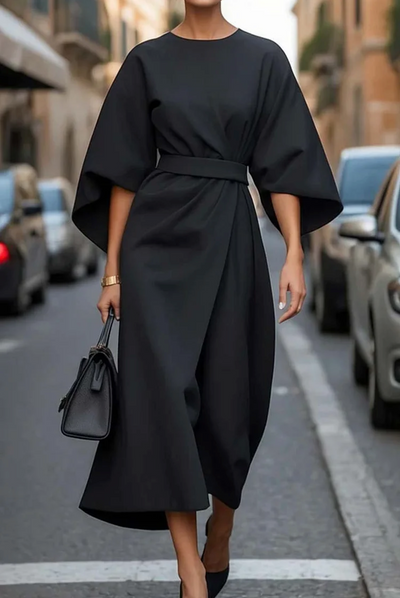LILIANA |  CLASSIC LANTERN SLEEVE DRESS