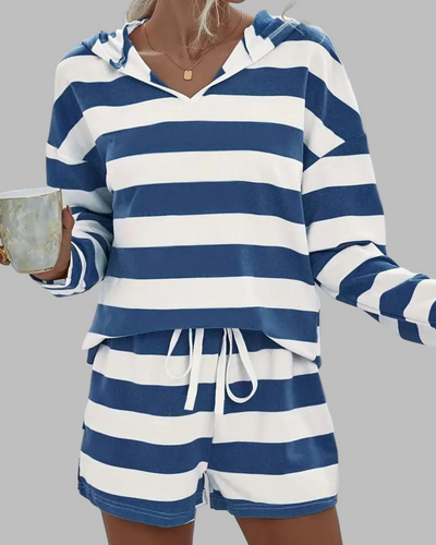 AIDA - STRIPE 2-PIECE LOUNGE SET