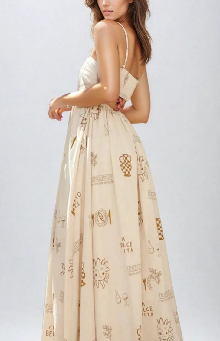 The Boho Charm Maxi Dress