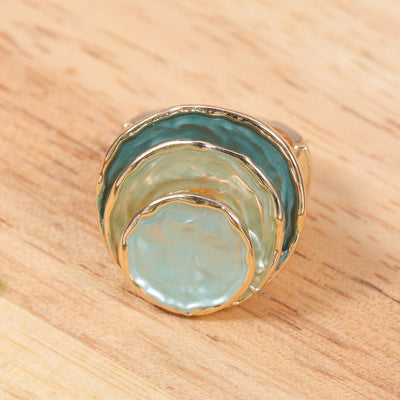 SHANA | ELEGANT BOHO TRIPLE-LAYER RING