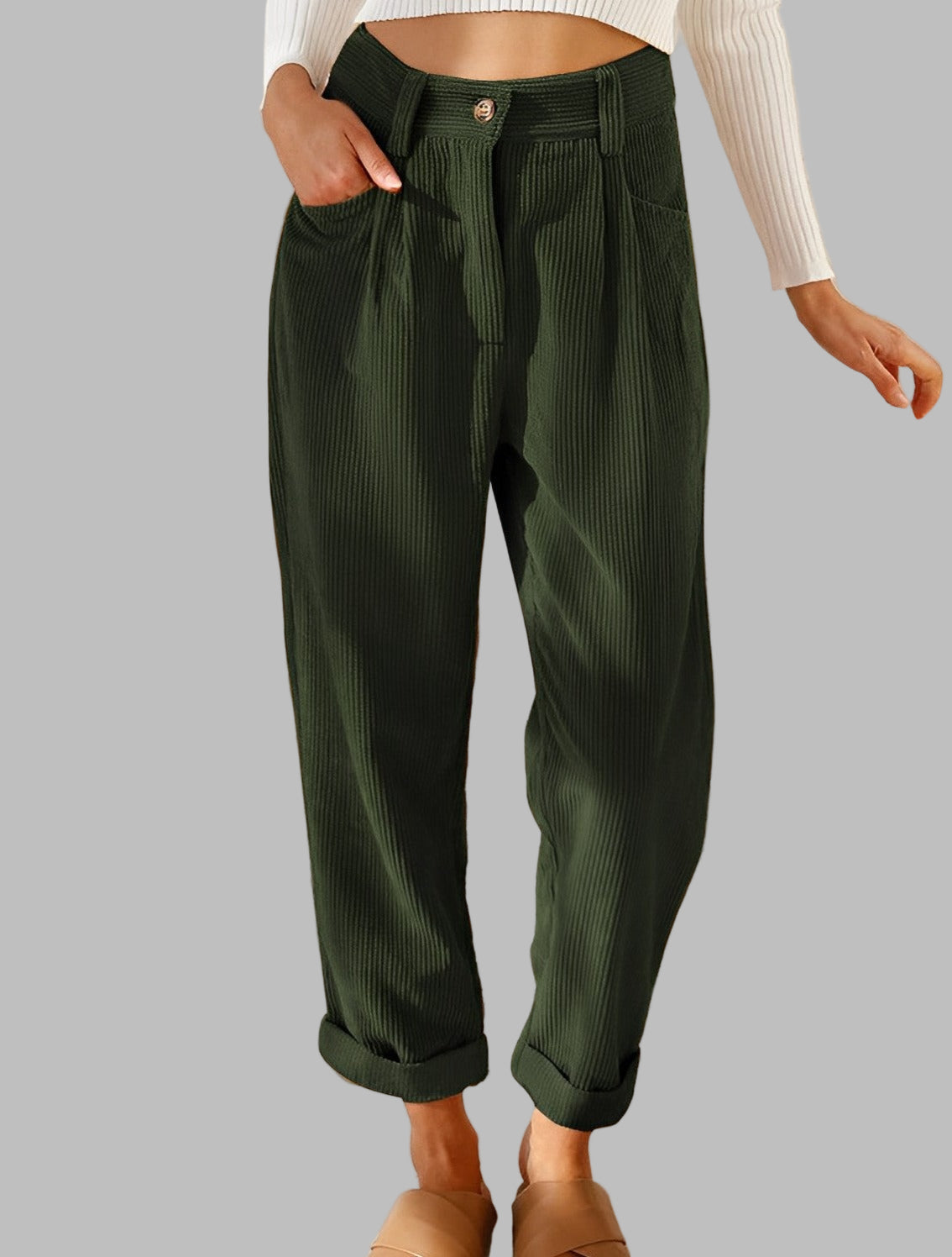 JENA - Stylish corduroy trousers