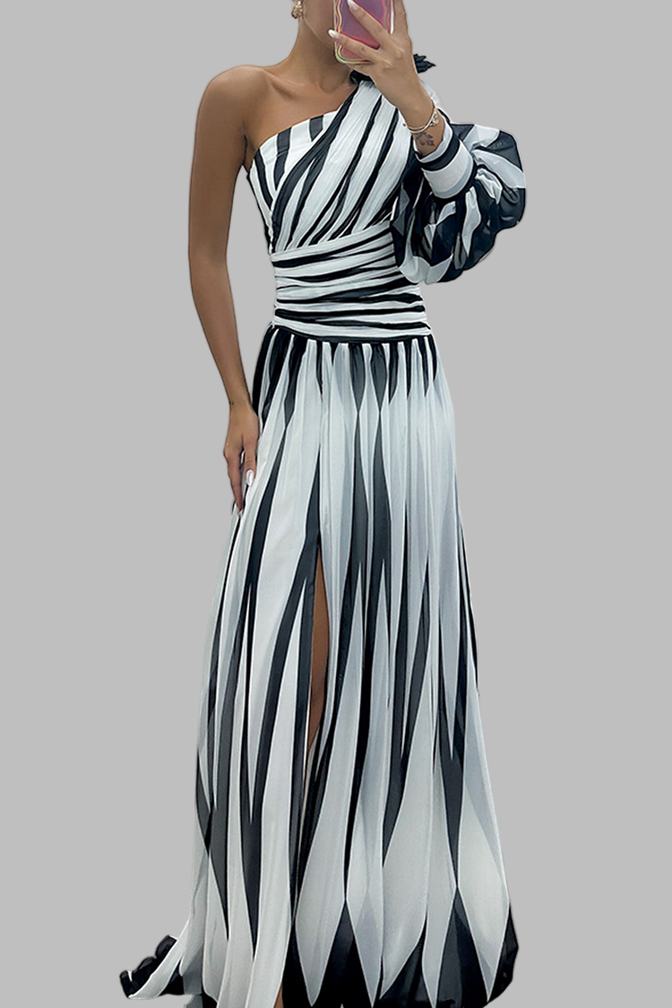 PHOEBE | ONE SHOULDER MAXI DRESS