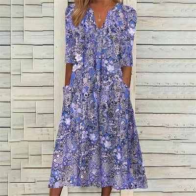 RYZA | COMFORTABLE LONG SLEEVED SUMMER DRESS