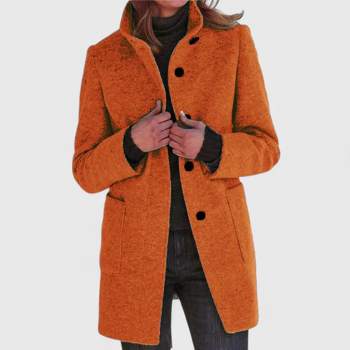 Samantha – Classic wool blend coat
