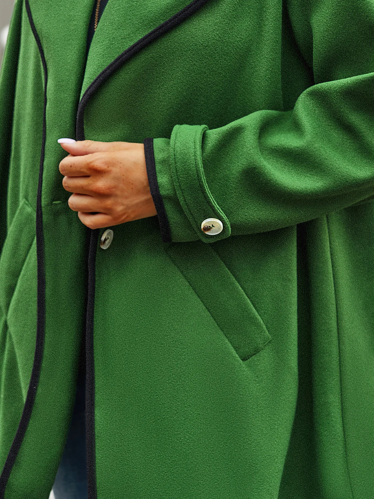 Synthia | Long Shawl Collar Coat