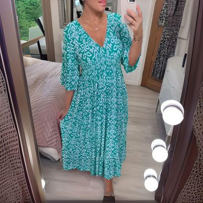CHARMAGNE | FLOWY BOHO DRESS |