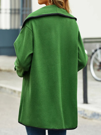 Synthia | Long Shawl Collar Coat