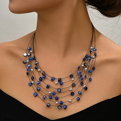 NORHEEN | TIMELESS MULTI-LAYER BOHEMIAN STYLE BEADED NECKLACE
