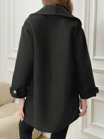 Synthia | Long Shawl Collar Coat