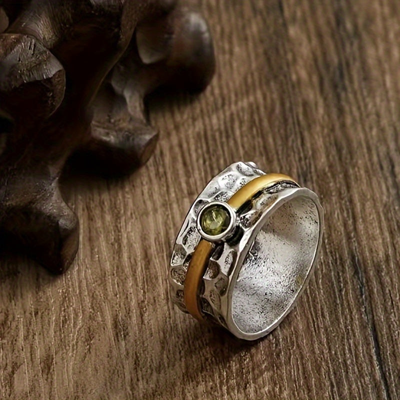 FLORA | STYLISH GREEN RING