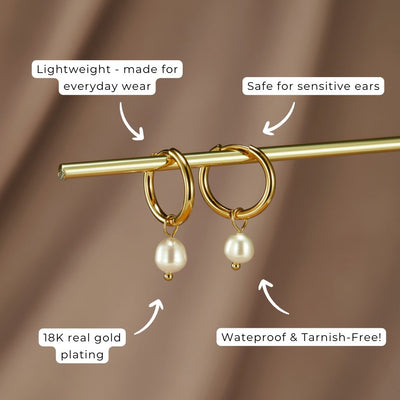 SERENITY | ELEGANT PEARL EARRINGS