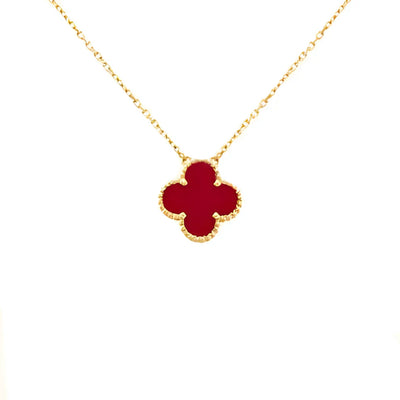 CLOVER NECKLACE | BLACK