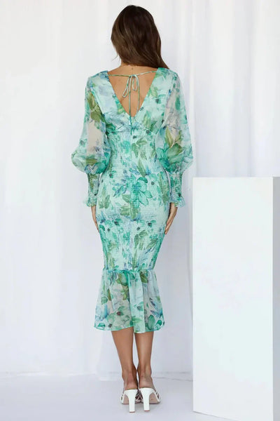 EDITH | ELEGANT FLORAL DRESS