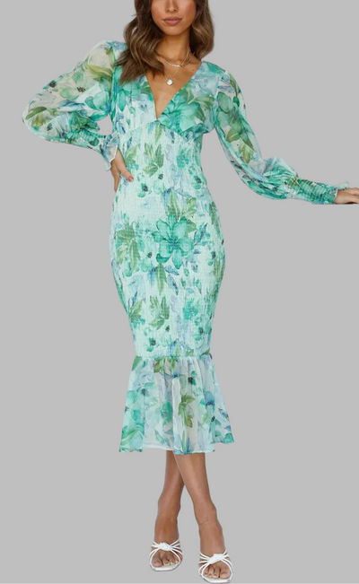EDITH | ELEGANT FLORAL DRESS
