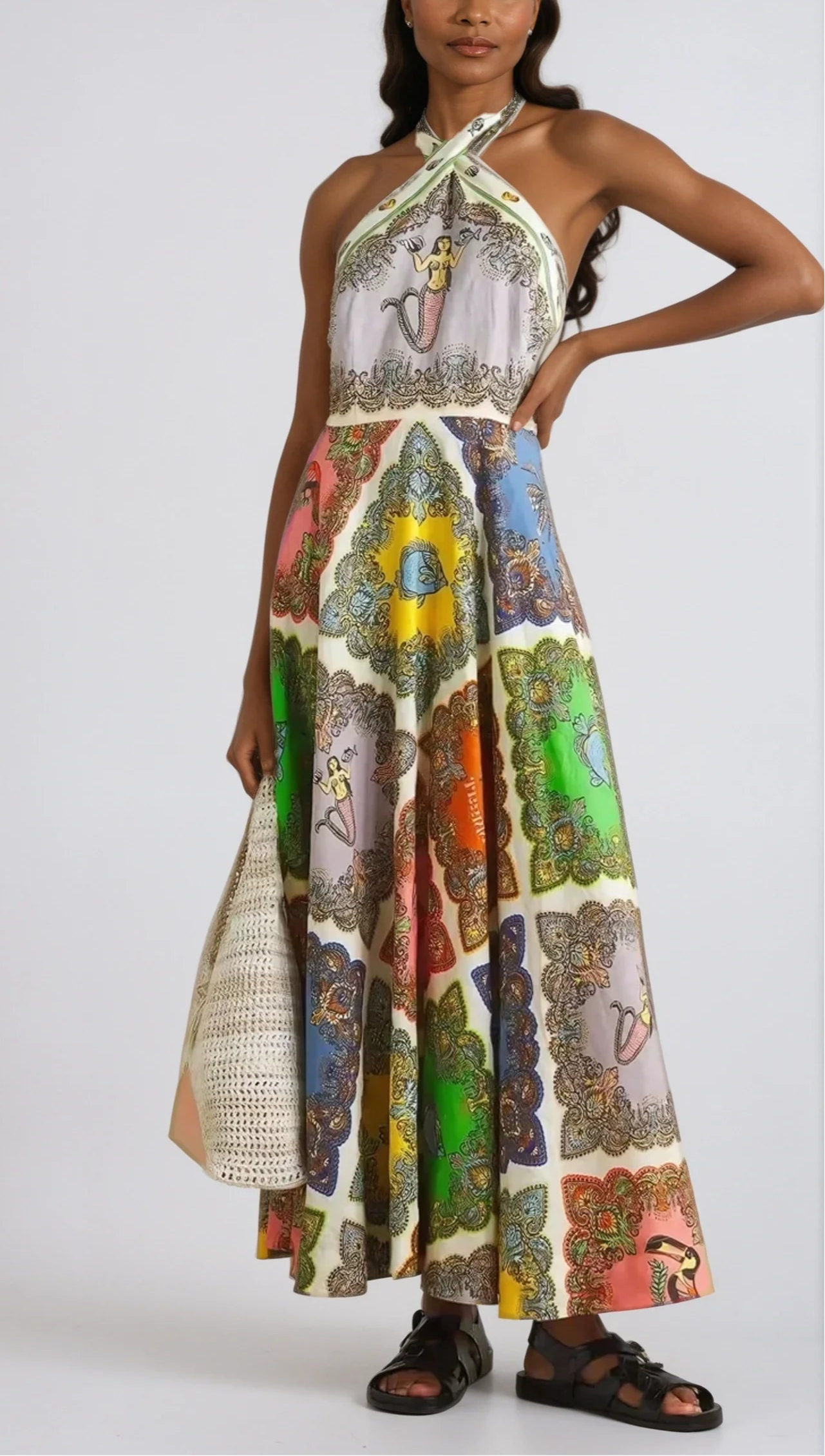 The Boho Luxe Halter Maxi Dress