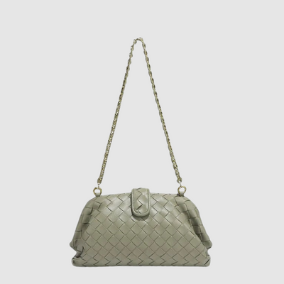 Renata Noir Golden Crossbody Bag