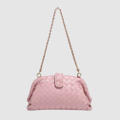 Renata Noir Golden Crossbody Bag