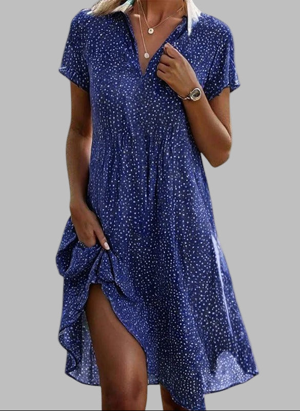 GWYN | POLKA DOT MIDI DRESS