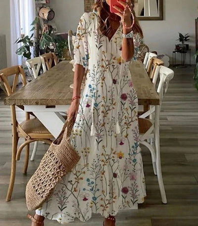 SHAINE | LOOSE BOHEMIAN DRESS |