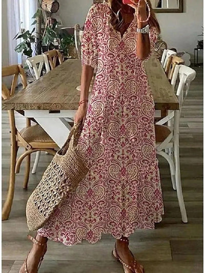 SHAINE | LOOSE BOHEMIAN DRESS |